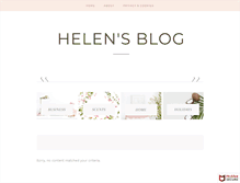 Tablet Screenshot of helengreenblog.com